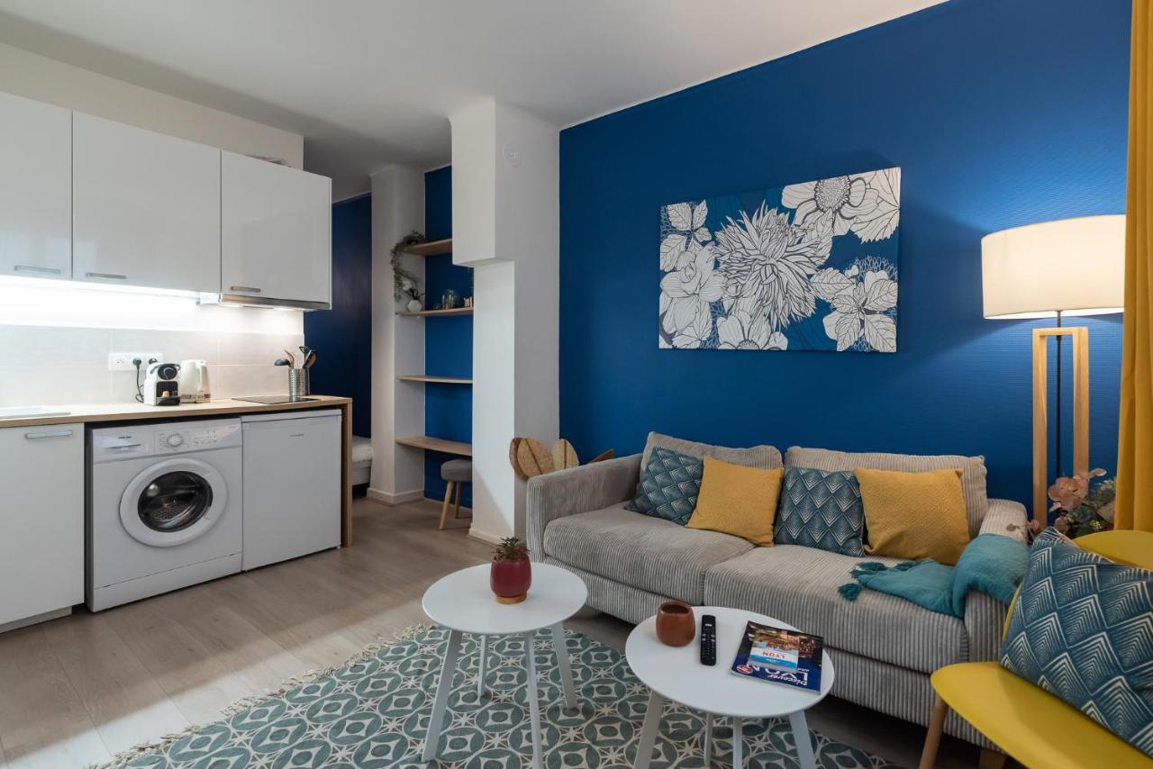 Appartement studio blue confort , proche gare part dieu à Villeurbanne Extérieur photo